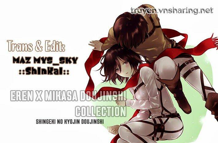 tấn công người khổng lồ - doujinshi eren x mikasa chapter 8 4