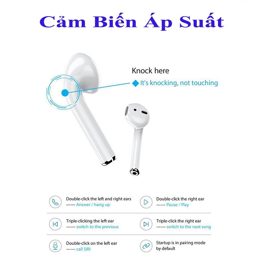 Đồng Hồ Thông Minh Kèm Tai Nghe Bluetooth 5.0 Hiện Đại Nghe Nhạc Gọi Điện Theo Dõi Sức Khỏe, Pin Cực khủng