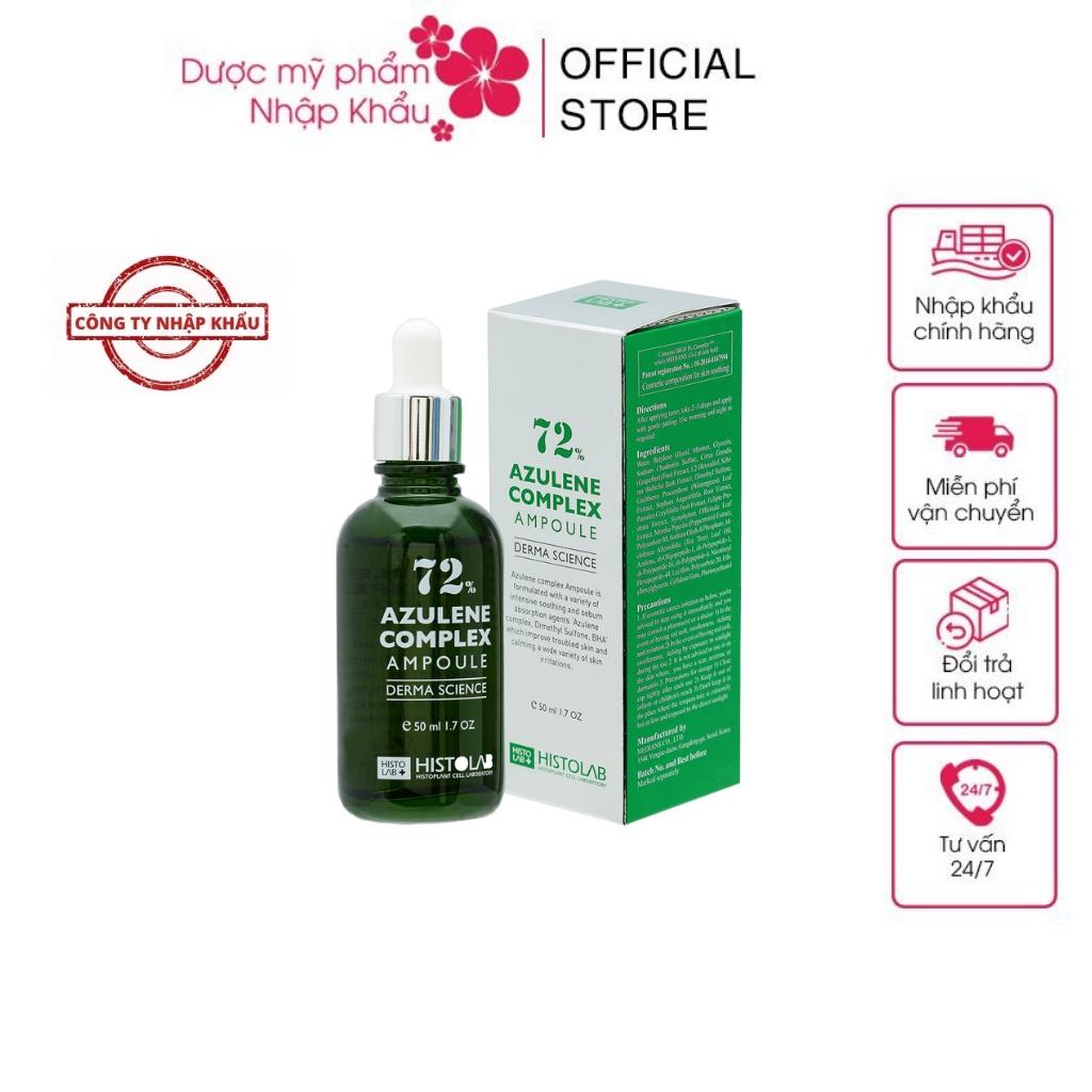 Tinh Chất Serum Giảm Ngừa Mụn Histolab Azulene Complex Ampoule 72% Kiểm Soát Điều Tiết Bã Nhờn Kích Ứng