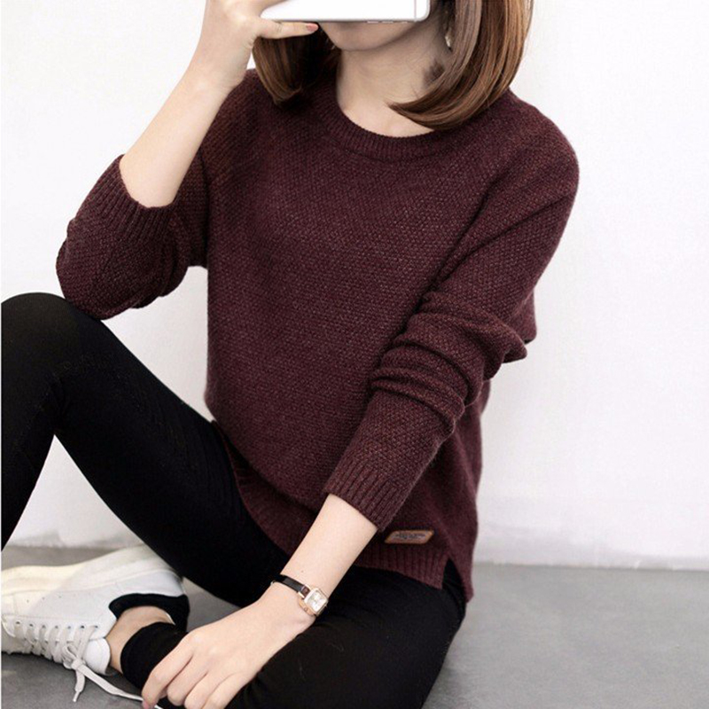 Hình ảnh Áo len nữ chất len dày dặn, mềm mại phong cách Hàn Quốc