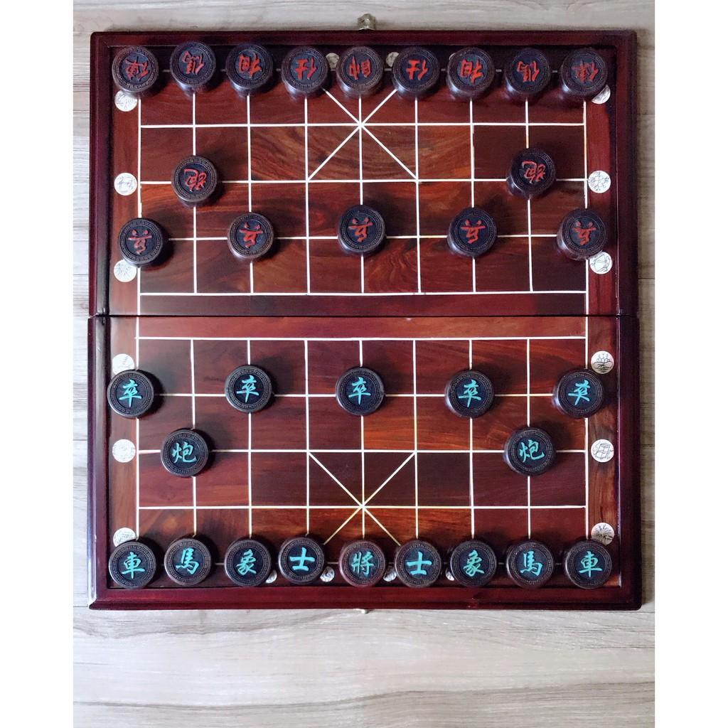 (HOT) Bàn cờ tướng gỗ trắc cỡ lớn 50x50cm