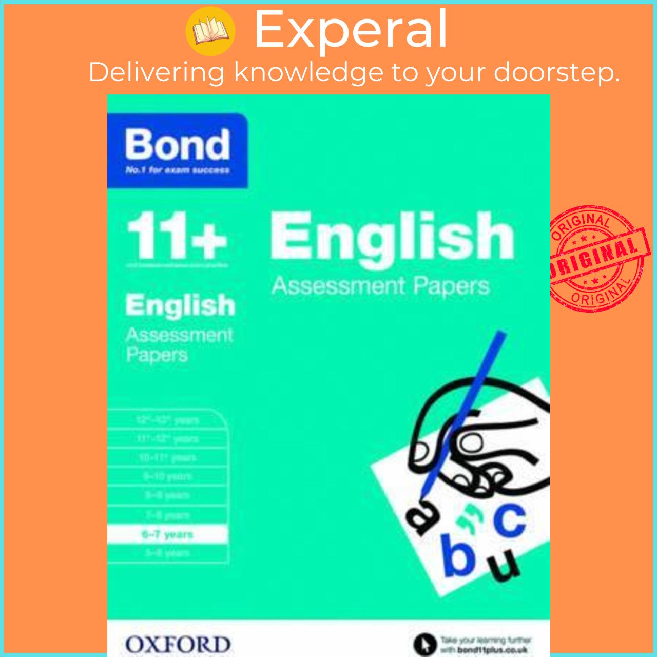 Sách - Bond 11+: English: Assessment Papers : 6-7 years by Sarah Lindsay