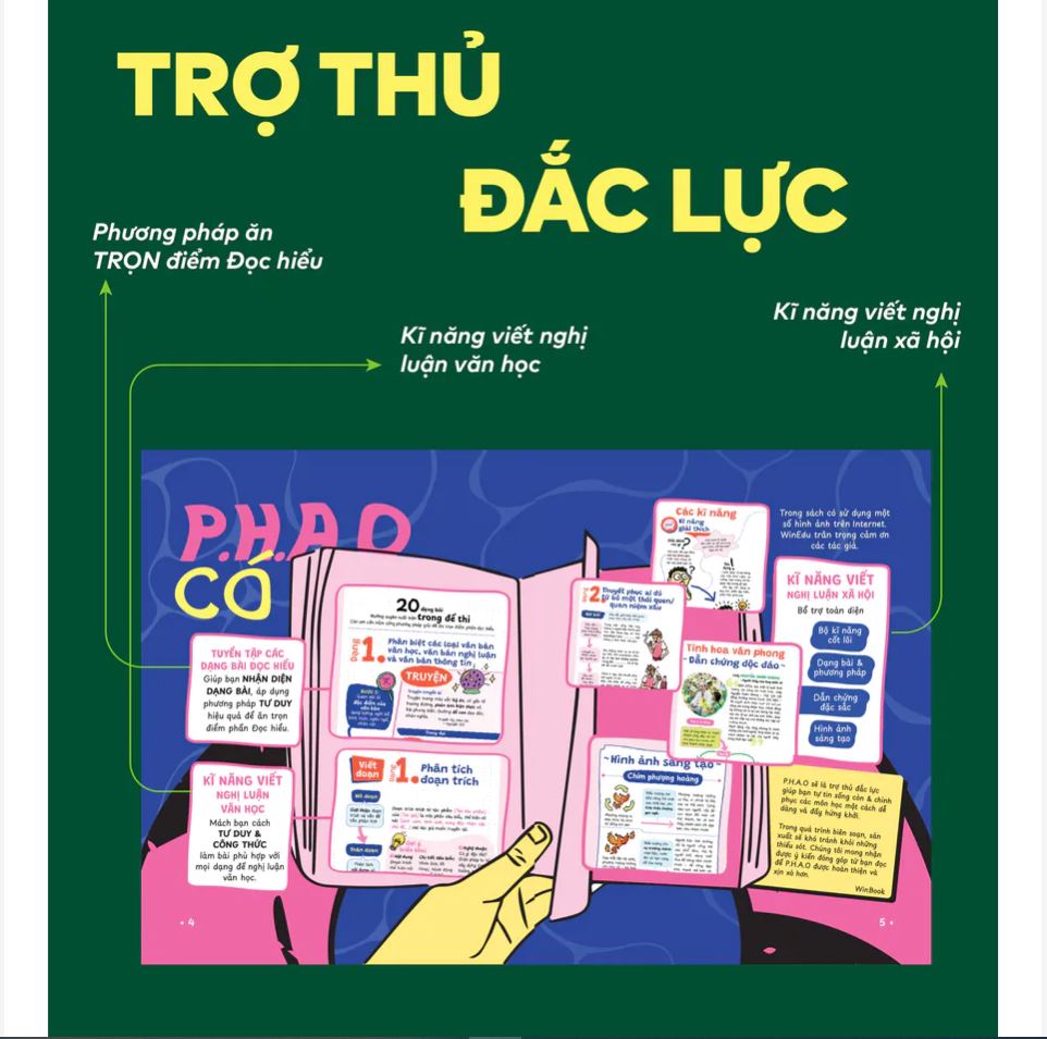 Sách P.H.A.O Ngữ văn Ôn luyện thi tốt nghiệp THPT, ĐGNL
