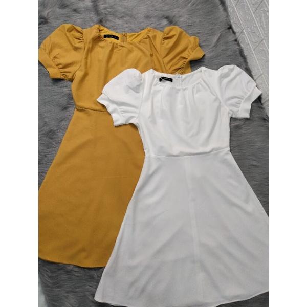 Đầm cổ tròn tay ngắn. M ,L,XL