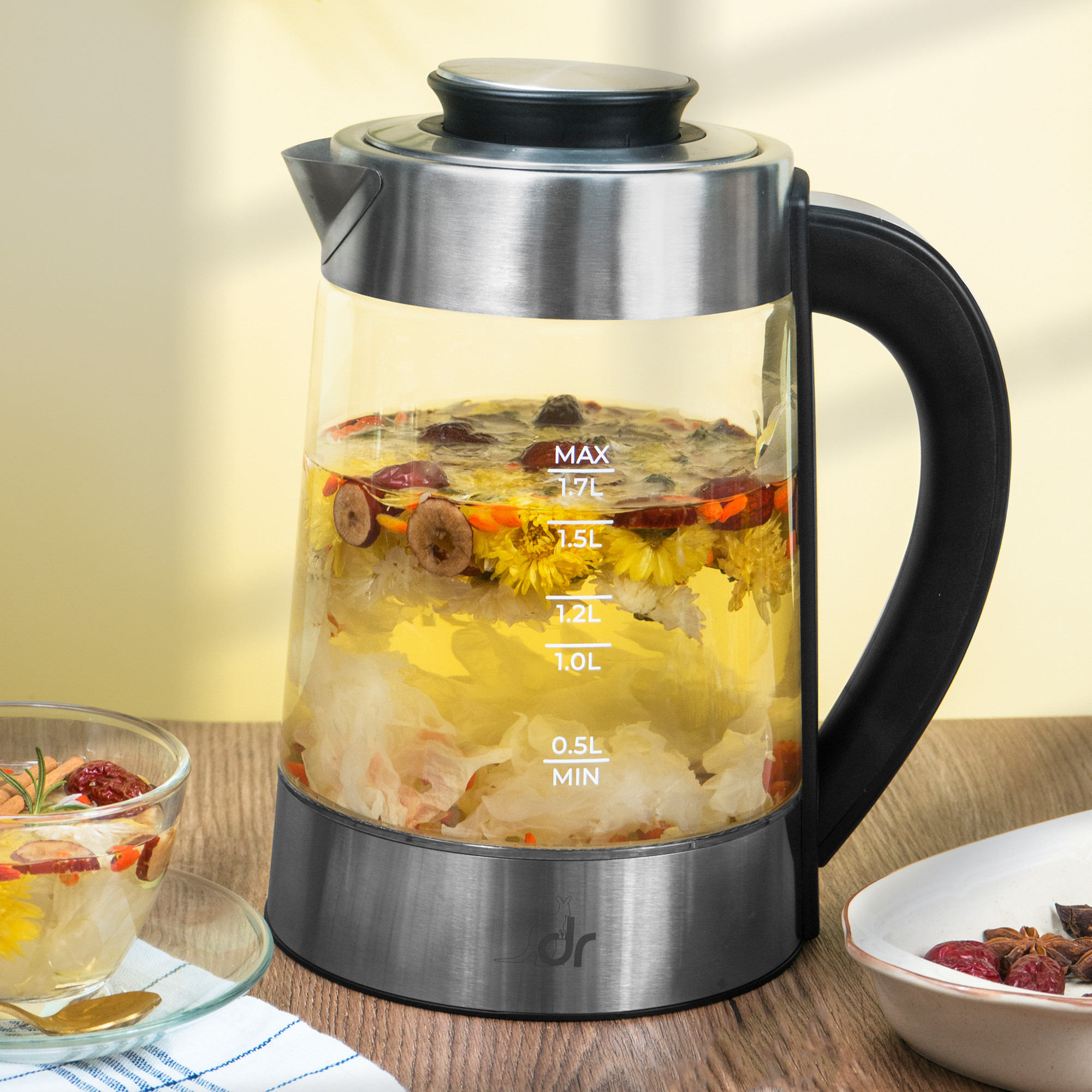 Bình đun nước thông minh, pha sữa, lọc trà Dreamer SMART KETTLE DK-S17D/W hàng chính hãng