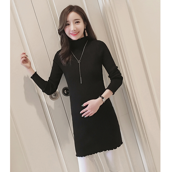 Áo bầu thu đông áo bầu len dáng dài ABL85