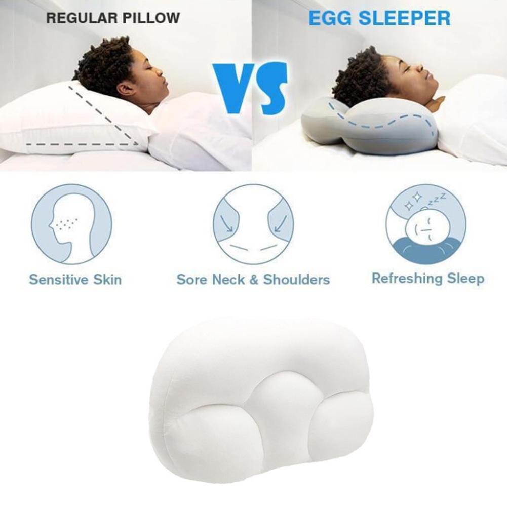 3D Cổ Micro Airball Gối Giấc Ngủ Sâu Đầu Còn Lại Đệm Không Khí Giảm Áp Lực Gối Có Thể Giặt Gối Toàn Giấc Ngủ gối
