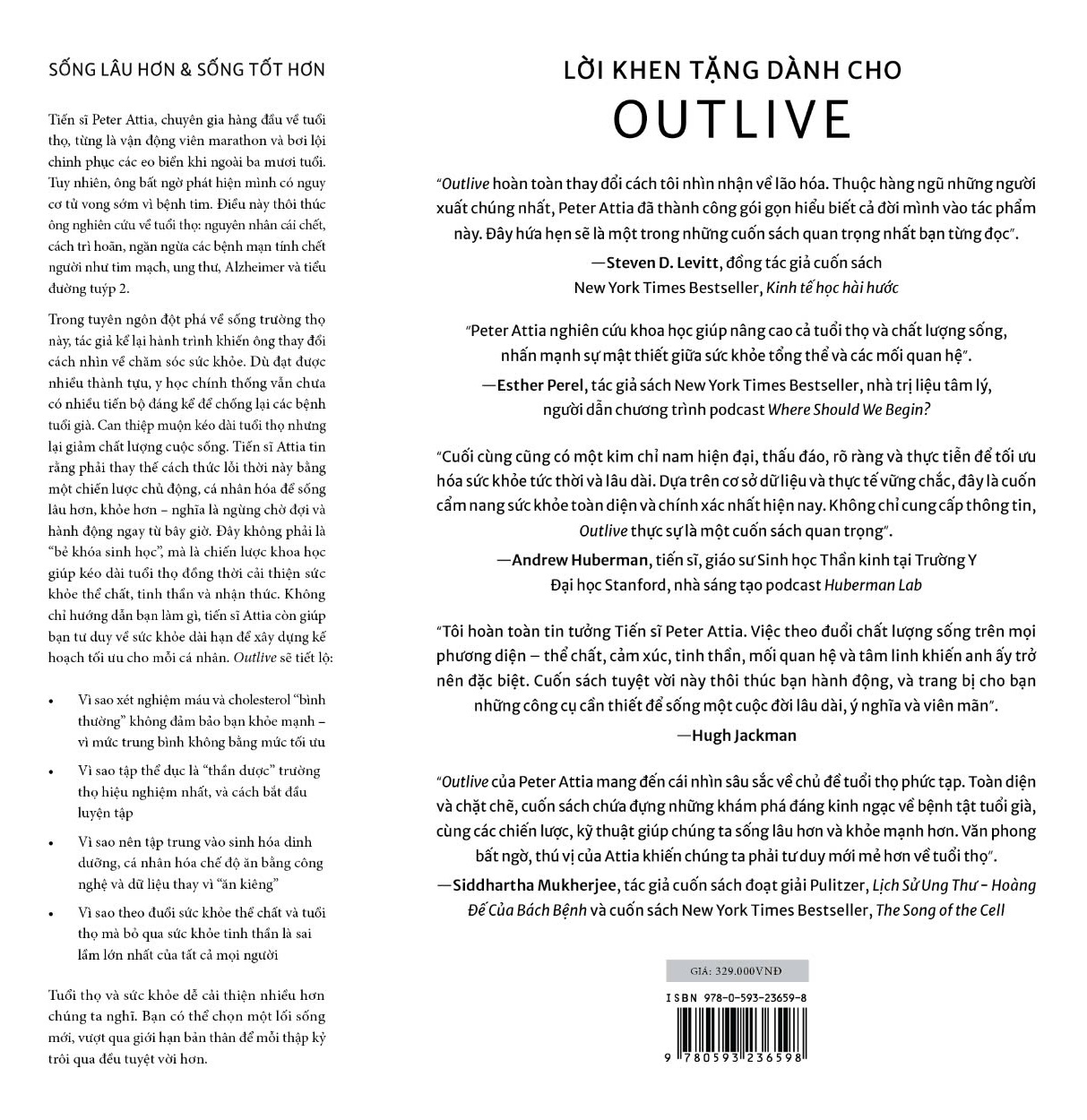 Outlive - Khoa Học &amp; Nghệ Thuật Sống Trường Thọ