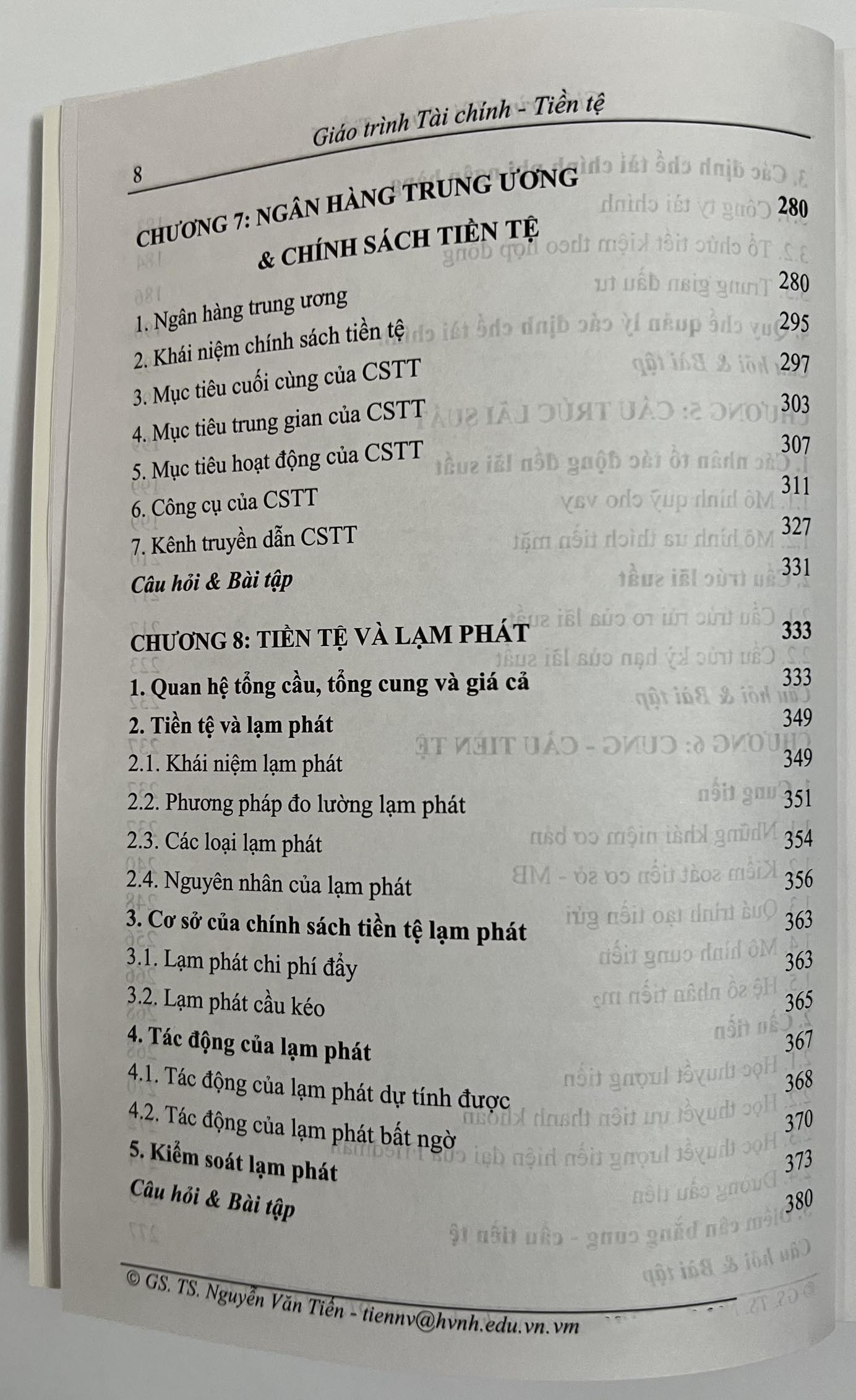 Sách - Giáo TRình Tài Chính - Tiền Tệ 2024