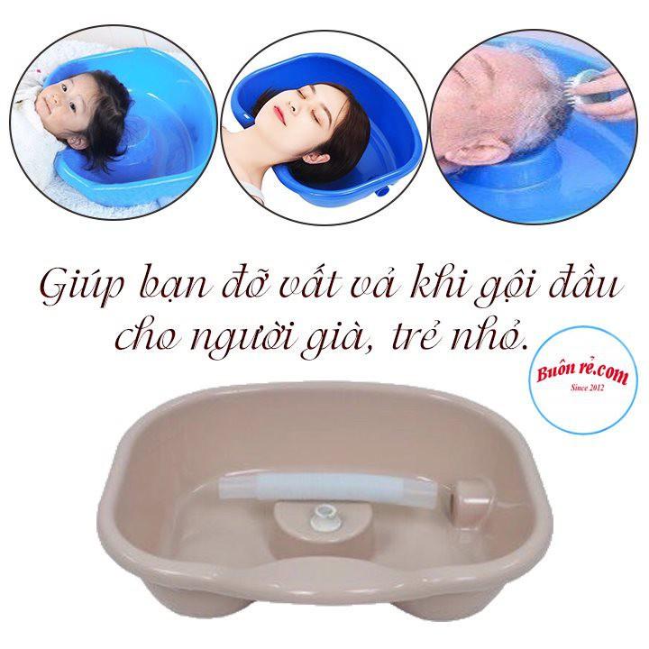 Chậu gội đầu tại giường cho người già, bà bầu, trẻ nhỏ Nhựa Việt Nhật -Thau gội đầu tiện ích