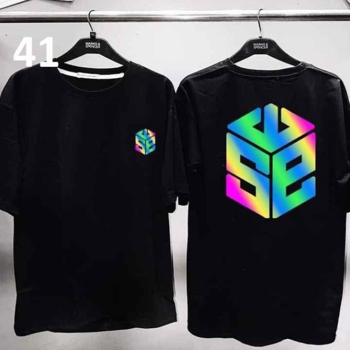 Áo thun Unisex phản quang 7 màu (Mặc định là màu đen, ib cho shop nếu bạn muốn lấy màu trắng) Có size tay lỡ