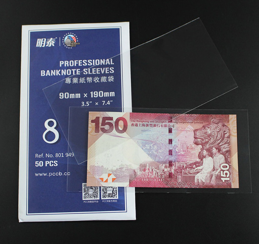 Phơi túi giấy Size 8(9x19cm). Bảo quản tem tiền.