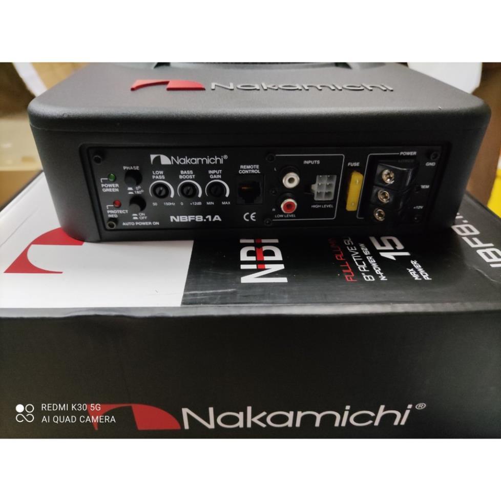 ️NAKAMICHI NBF8.1A️Loa Sub Gầm Ghế Bass gầm ghế siêu trầm NAKAMICHI NBF8.1A