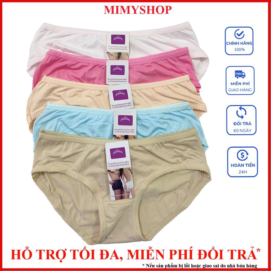 Set 5 quần sịp nữ quần lót nữ cotton Thái cao cấp kháng khuẩn khử mùi quần xì đồ lót nữ