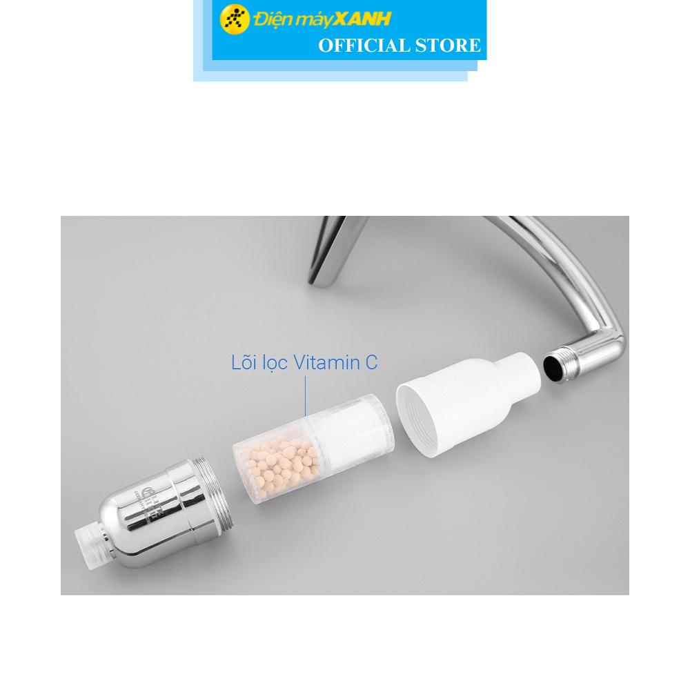 Tay sen tăng áp nóng lạnh nhựa có lõi lọc Vitamin C Eurolife EL-H145