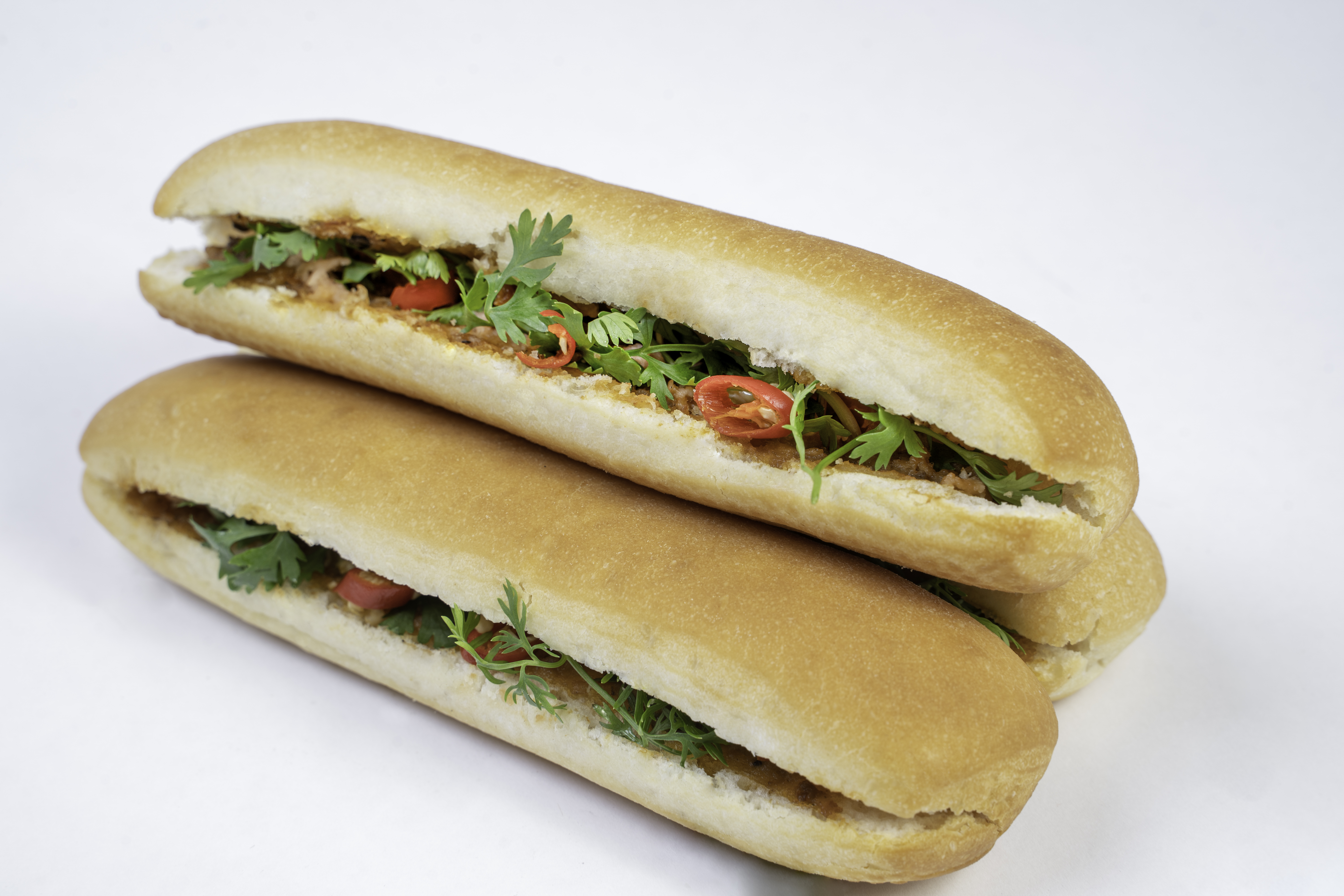 Bánh mì que Pate Thịt - Vị Cay Da&su đông lạnh hộp 250g - 5 cái