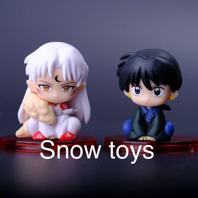 Mô hình Inu Yasha - Higurashi Kagome Miroku Sesshomaru - Khuyển dạ xoa - 4 nhân vật chính bán lẻ - Cao 5cm