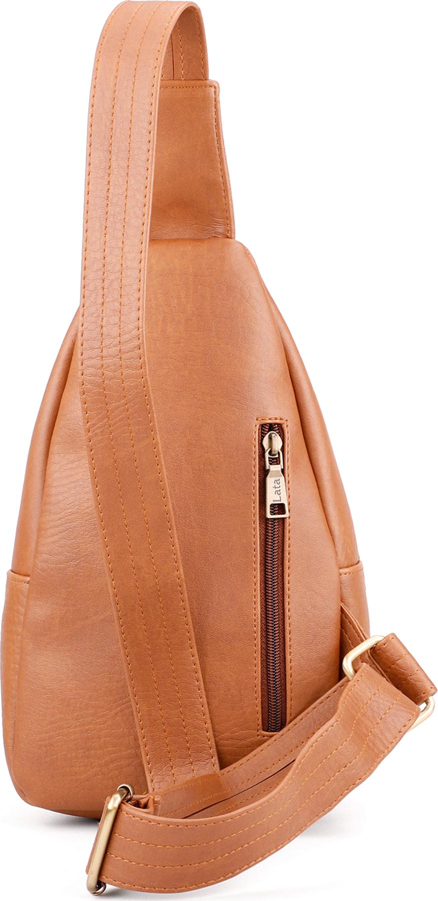 Balo Lata ( Thời trang nam đi chơi cỡ nhỏ - Balo đeo chéo da BALC24 )