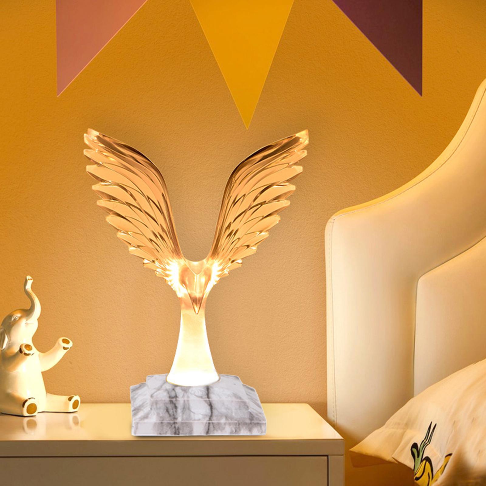 Table Lamp RGB USB Charging Mood Lights Dimmable Desk Marble color