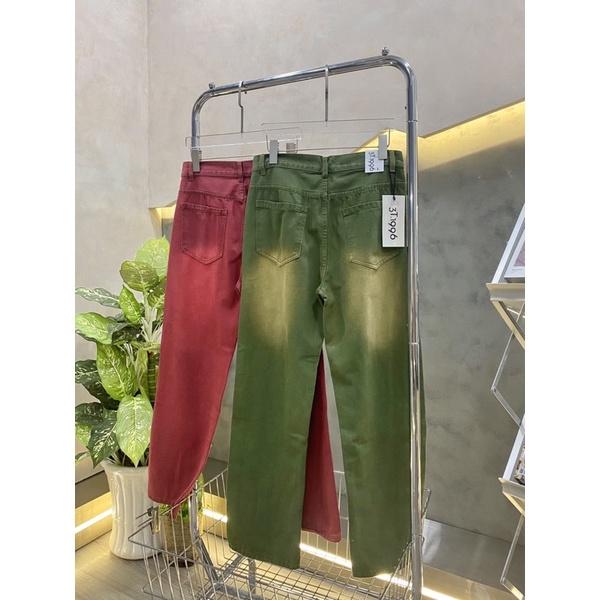 Baggy jeans quần jeans nam màu lạ phong cách