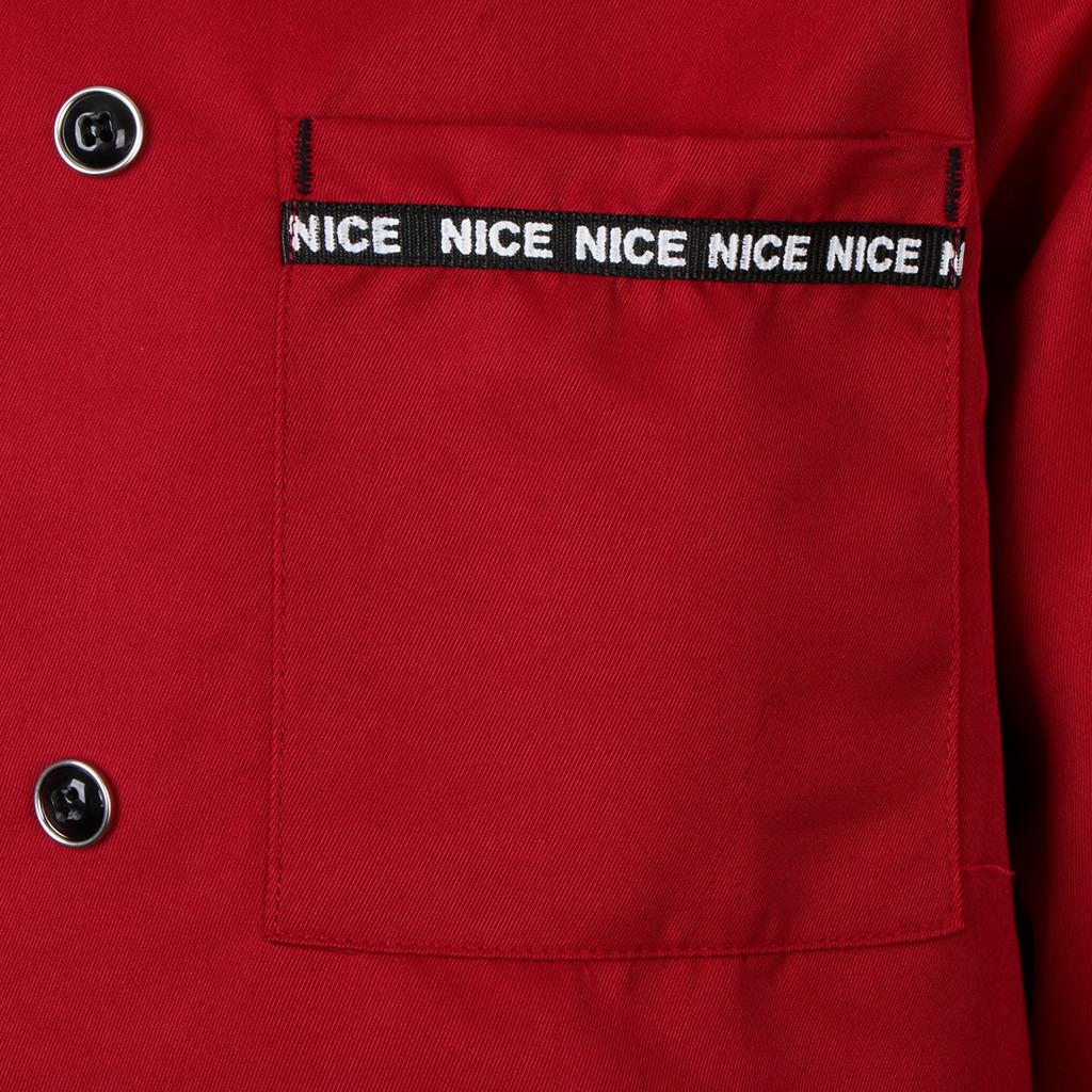 Men's Women's Chef Uniform Coat Cooker Jacket Long Sleeve Workwear Outfits