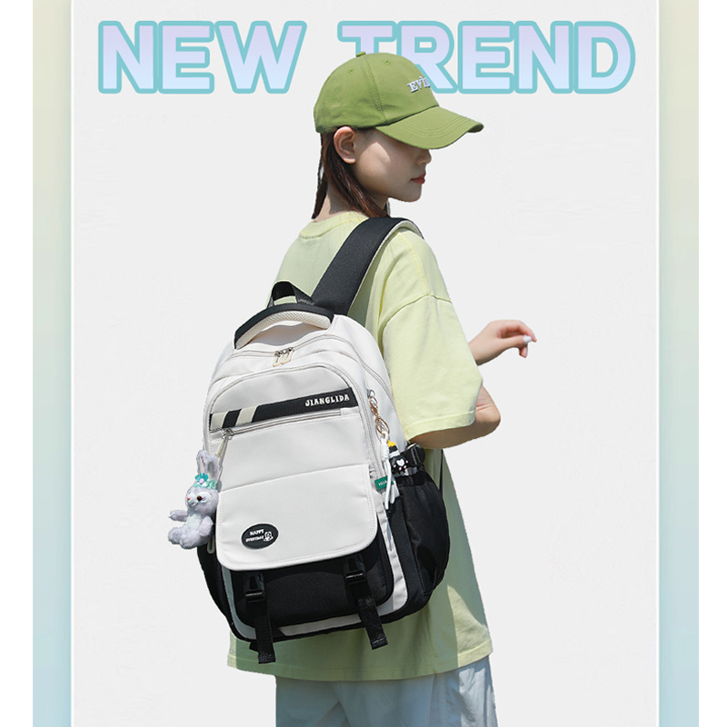 Balo thời trang phong cách Hàn Quốc dày dặn chống thấm nước dùng cho đi học, đi chơi - BEE GEE – BLTT9156