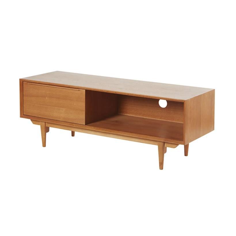 Tủ TV 1 cánh Portobello phong cách Vintage gỗ tự nhiên