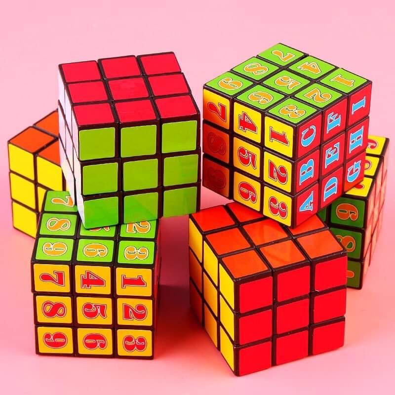 Rubic 3*3 Phiên Bản Số Và Chữ️Freship️ Đồ Chơi Phát Triển Trí Não