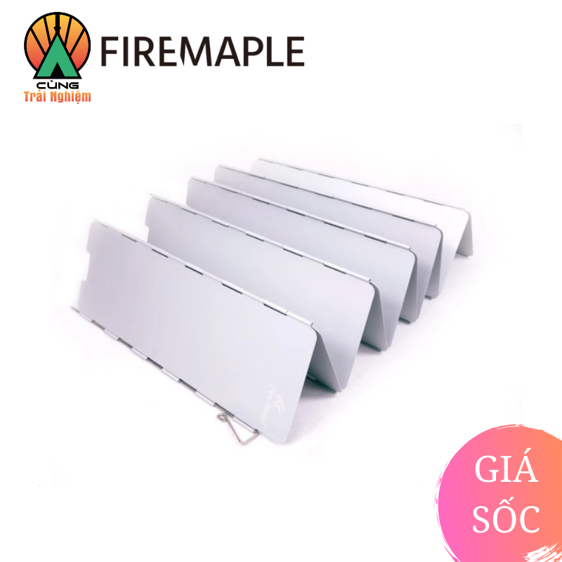 Tấm Chắn Gió Hợp Kim Nhôm Fire Maple FMW-510 Nhỏ Gọn 277g Chuyên Dụng Cho Du Lịch, Dã Ngoại Cắm Trại