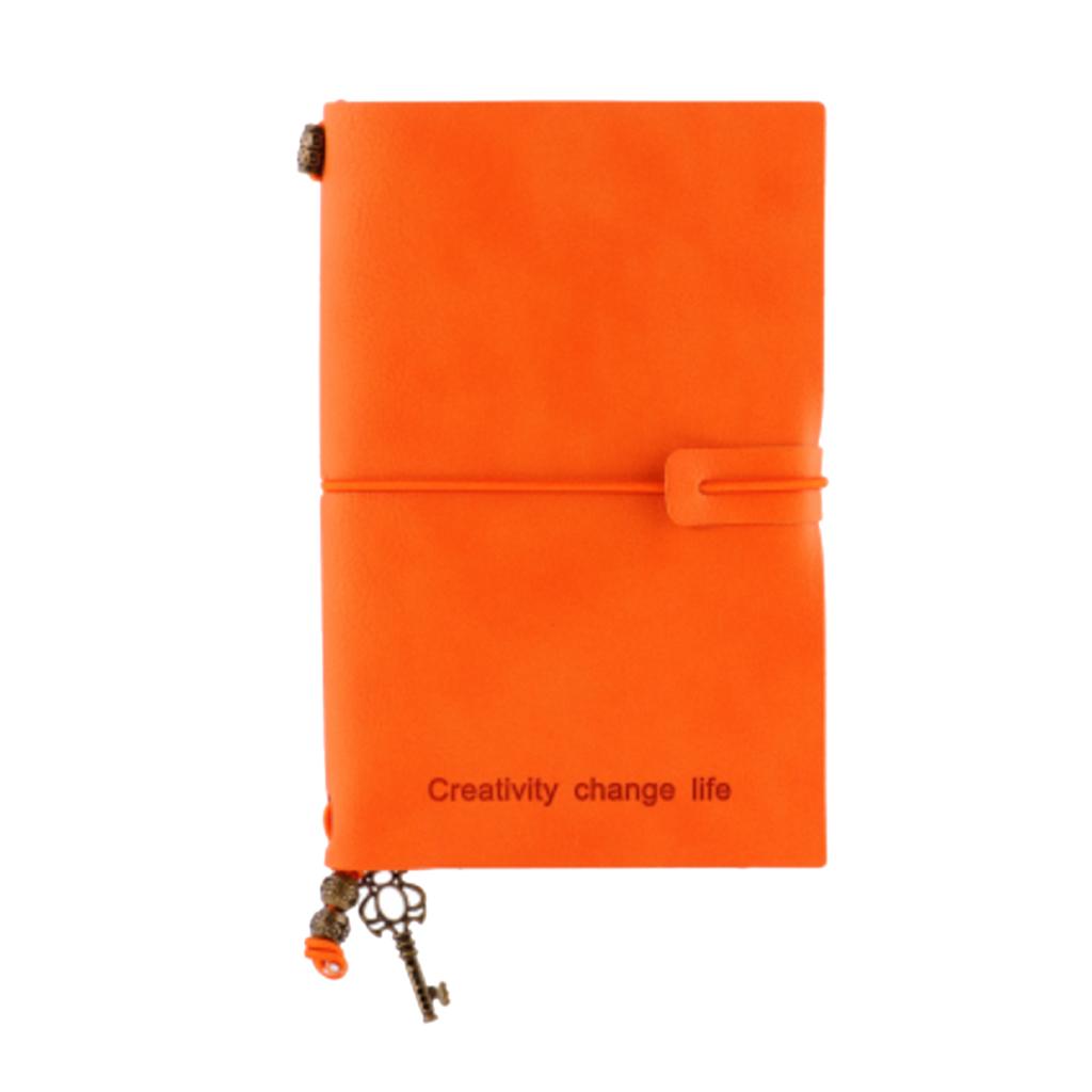 Portable Leather Notebook Blank Page, Travel Journal Diary Notes