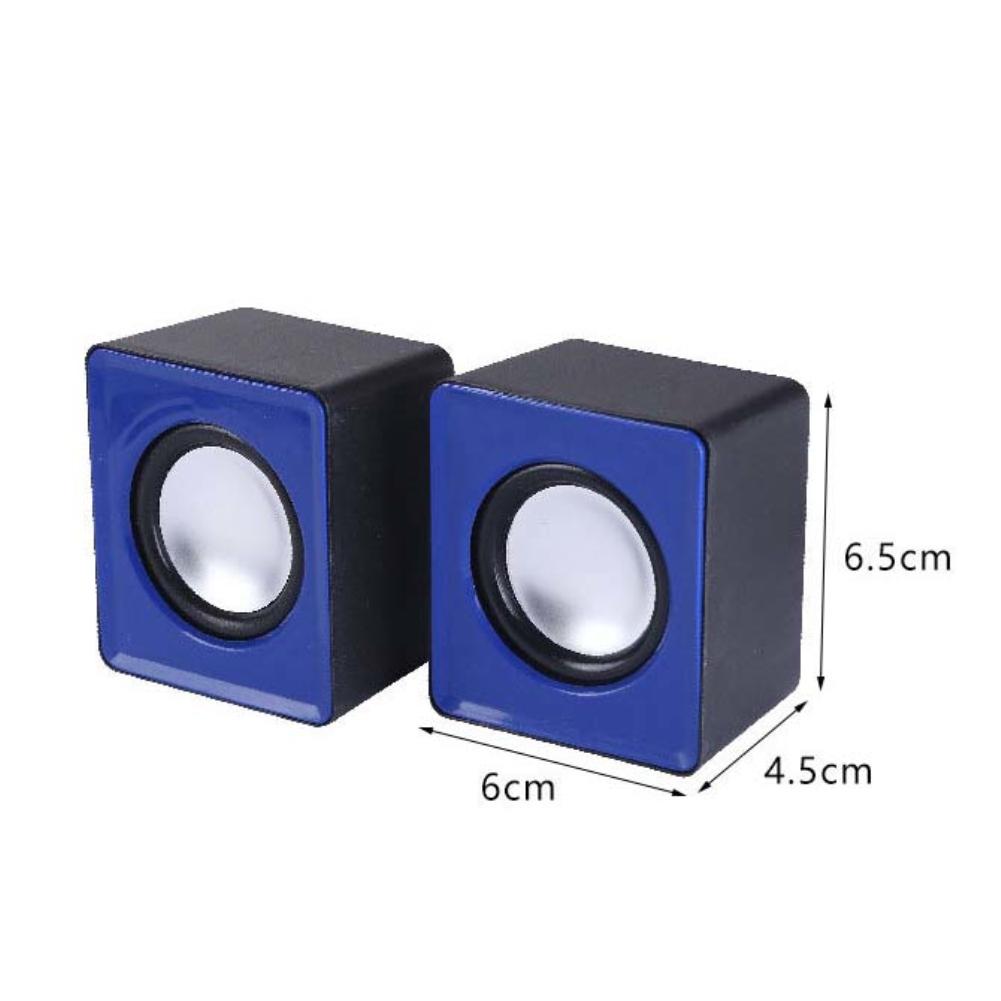 Loa máy tính Pc Sound Box Hifi Stereo Micrô USB Loa có dây âm thanh âm thanh âm thanh vòm cho máy tính để bàn màu máy tính: 01