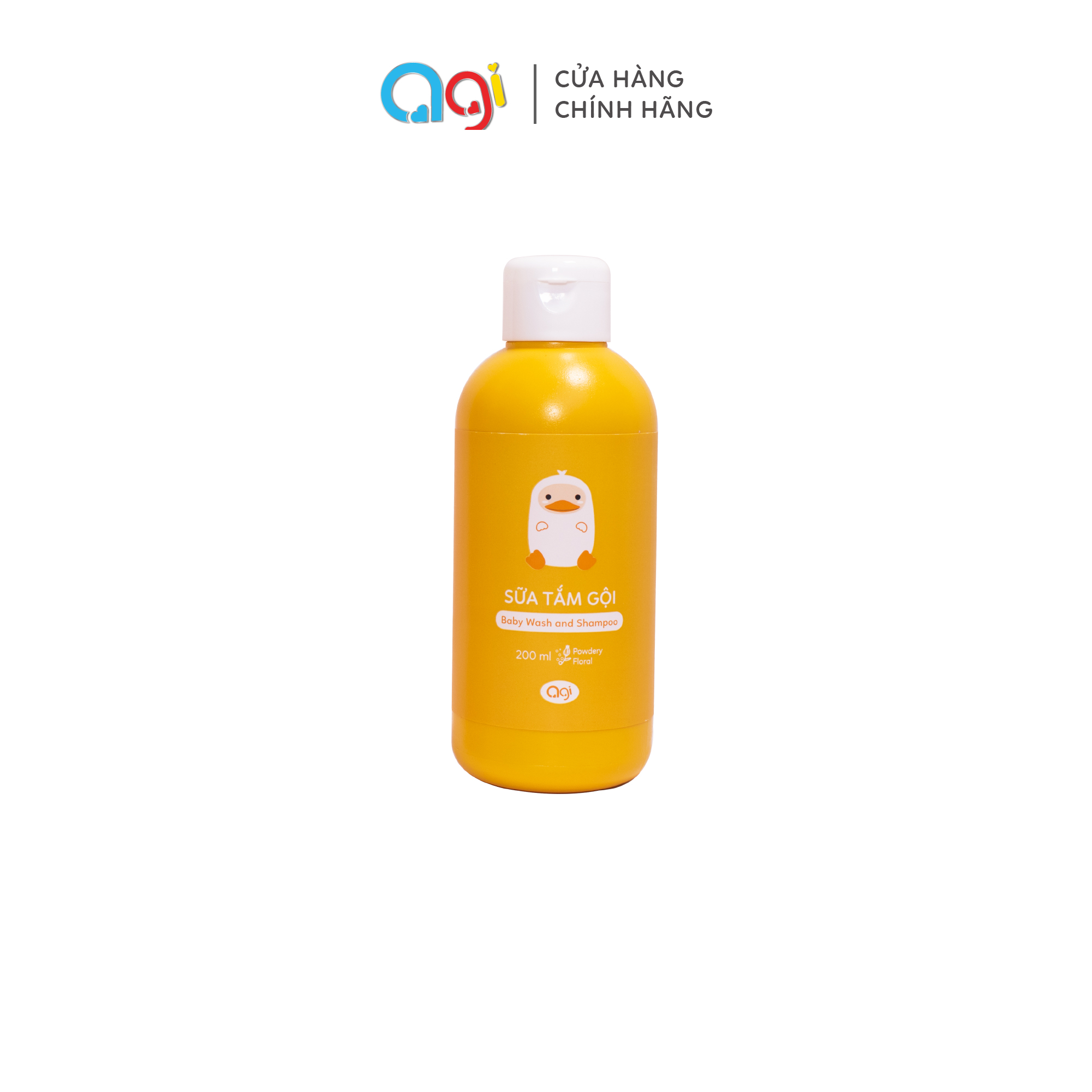 Sữa tắm gội Agi 200ml (Phấn)