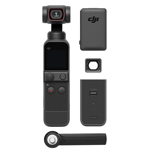 【美品&SDカード付き！】DJI Pocket 2 Creator Combo Open Box DJI Pocket 2 Creator Combo, 3 Axis Gimbal