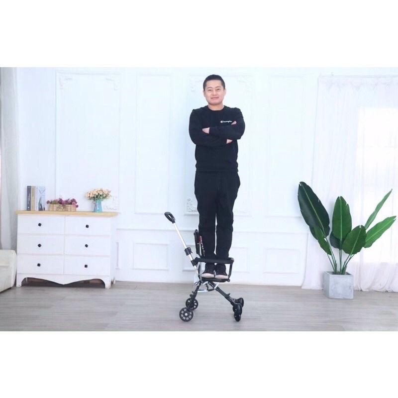 XE ĐẨY GẬP GỌN ĐẢO CHIỀU cho bé ,Xe đẩy du lịch đi chơi