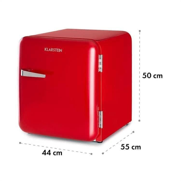 Tủ Lạnh KLARSTEIN AUDREY MINI RETRO, Dung Tích 48L, Tiện Bảo Quản Thực Phẩm, Mỹ Phẩm, Đồ Uống, Nhập Đức, BH 12 Tháng