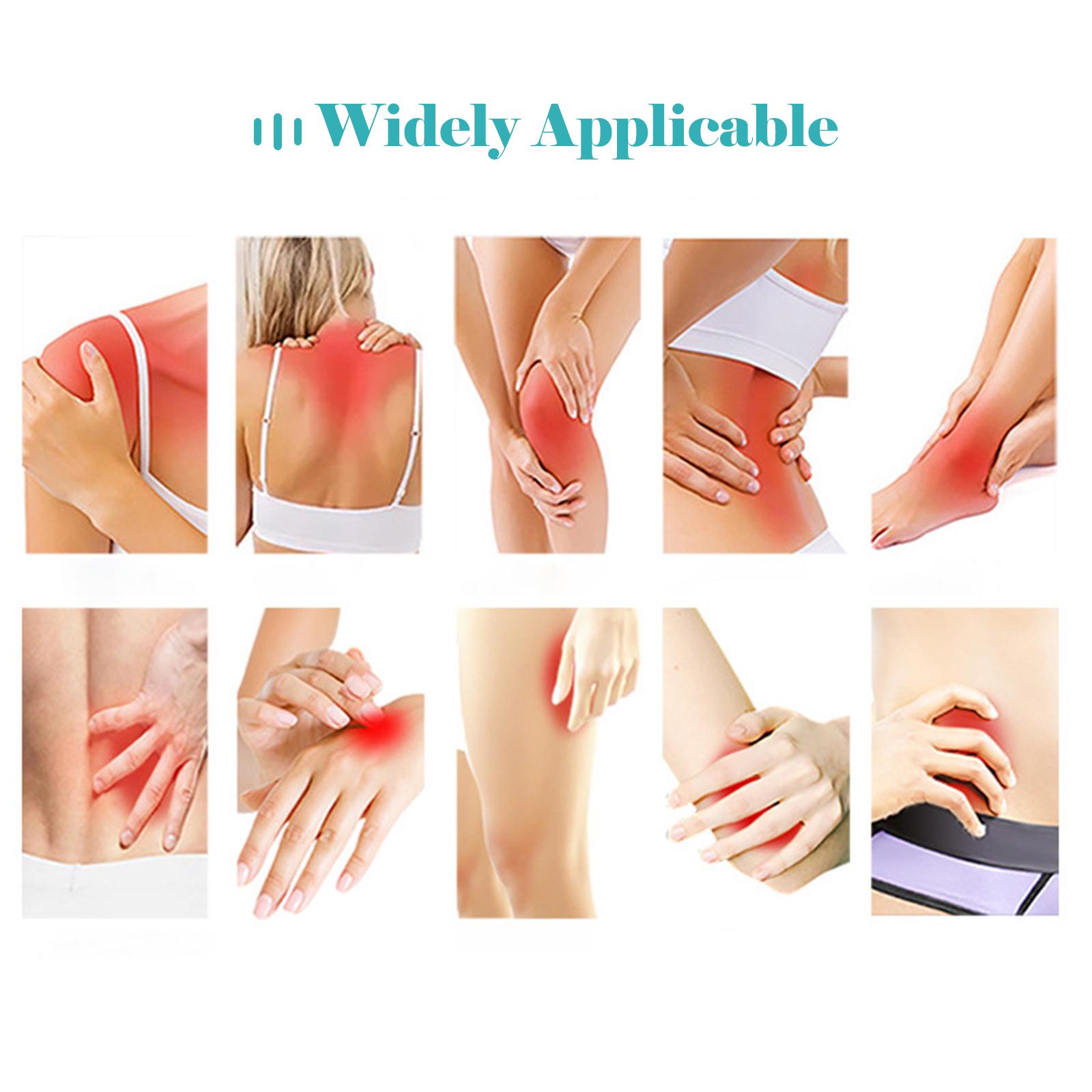 Máy Massage Cầm Tay Dán Đệm Xoa Bóp Kích Thích Cơ Giảm Đau Với 15 Chế Độ & 4 Đầu Ra 8 Miếng Đệm