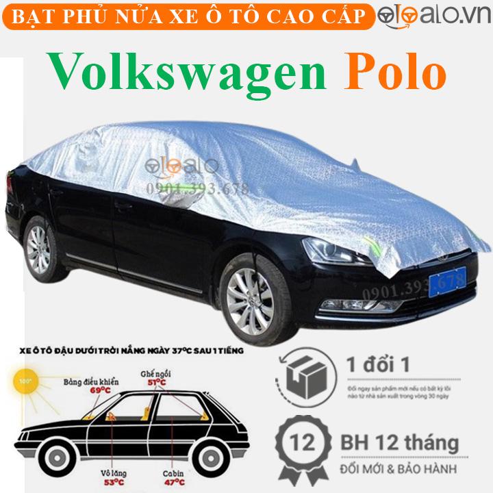 Bạt phủ nửa nóc xe Volkswagen Polo Hatchback vải dù 3 lớp