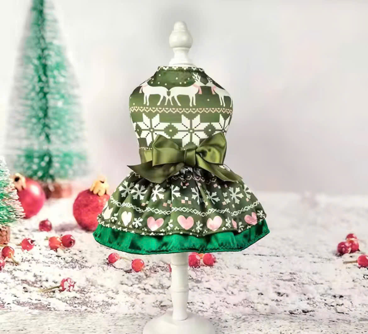 ĐẦM NOEL SANG TRỌNG 05 TỪ 0.2-9KG DÀNH CHO THÚ CƯNG CHÓ MÈO