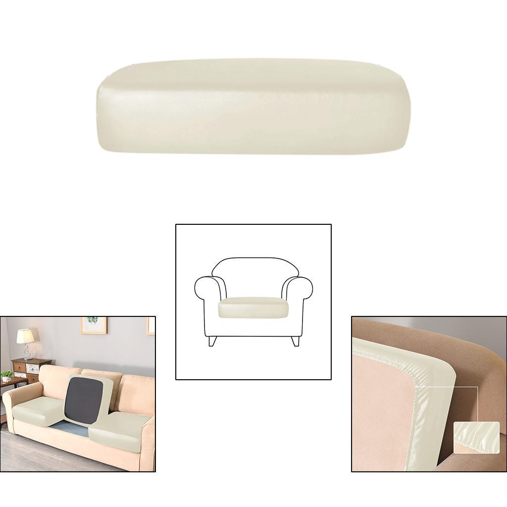 Stretch Sofa Cushion Cover Waterproof Cushion Cover Indoor Outdoor 1 Seater