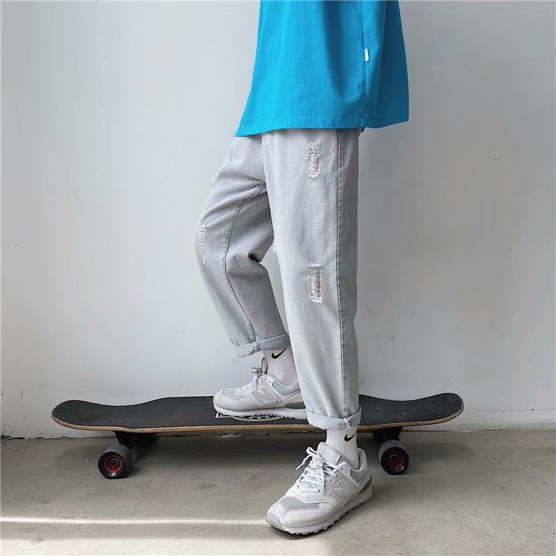 Quần Jeans Nam Kiểu Dáng Thời Trang Phong Cách Hàn Quốc