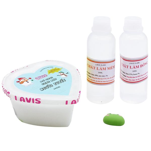 Đồ Chơi Slime Mây Lavis: Người Tuyết - 90 ml