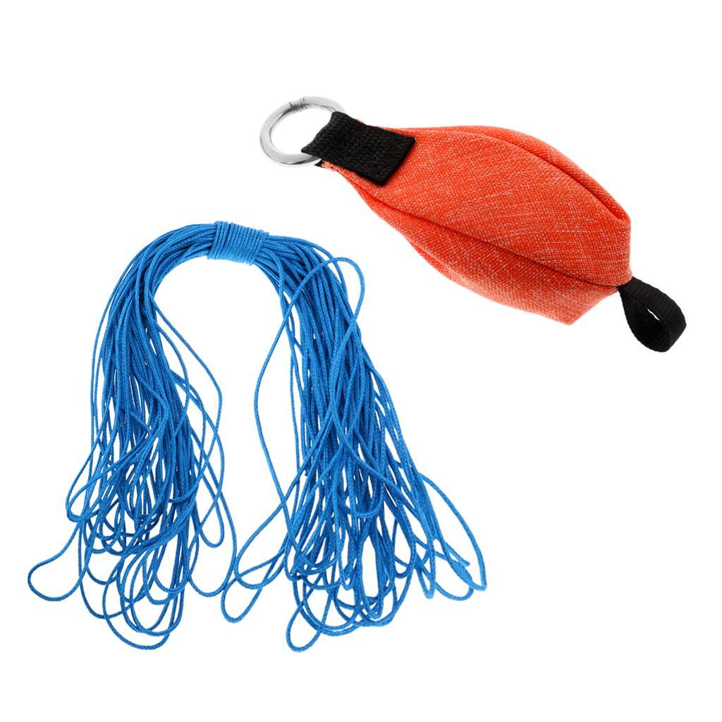 Professional 250g/8.8 oz Climbing Tree Arborist Throw Weight Bag + 20m Blue High Strength Throw Line Rope