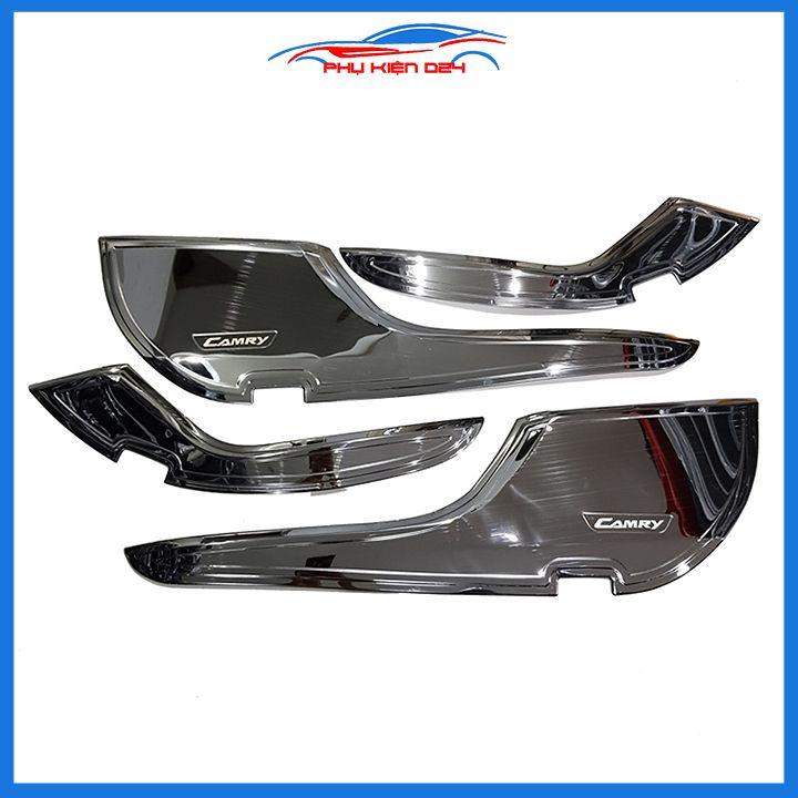 Bộ ốp tapli Camry 2019-2020-2021-2022 vân Titan chống xước va đập khi mở cửa và làm đẹp xe