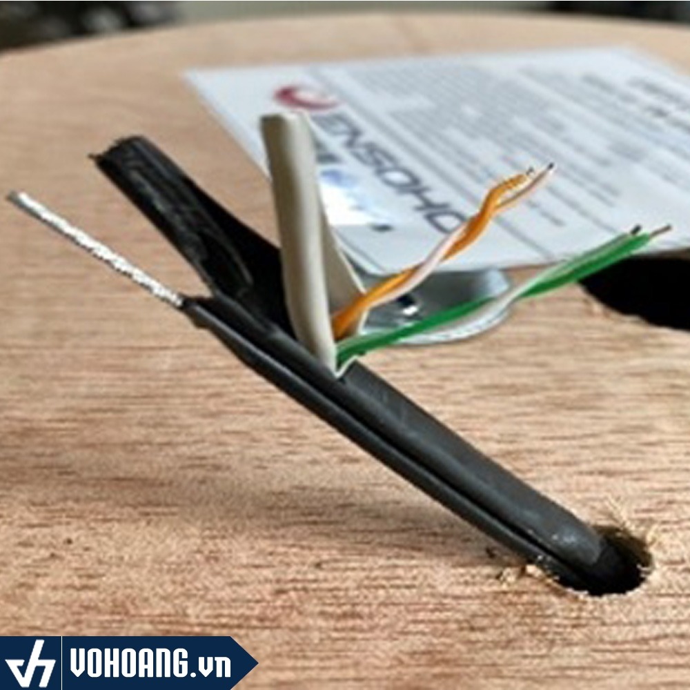 Cáp Mạng Ngoài Trời ENSOHO Cat 3 UTP EN-U3BC24M1E ( Đồng Nguyên Chất ) - Hàng Chính Hãng