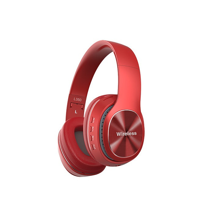 Tai nghe chụp tai Bluetooth L350 (3 Chế độ nghe: Thẻ Nhớ, Bluetooth, Cắm dây 3.5mm - Có thể gập lại gọn gàng)- Hàng Nhập Khẩu