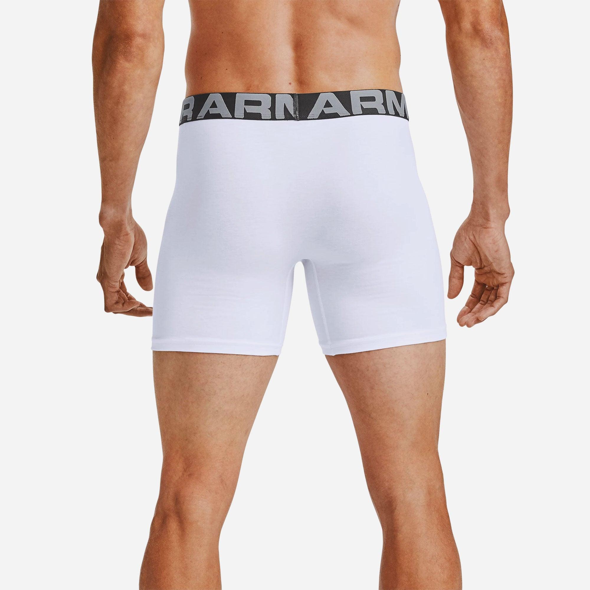 Đồ lót thể thao nam Under Armour Charged Cotton 6&quot; Boxerjock 3 Pack - 1363617-100