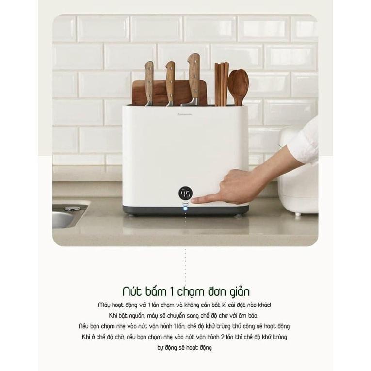 Máy Tiệt Trùng Dao, Thớt, Đũa Lacuzin, Giúp Loại 99% Vi Khuẩn, Nhập Hàn, BH 12 Tháng