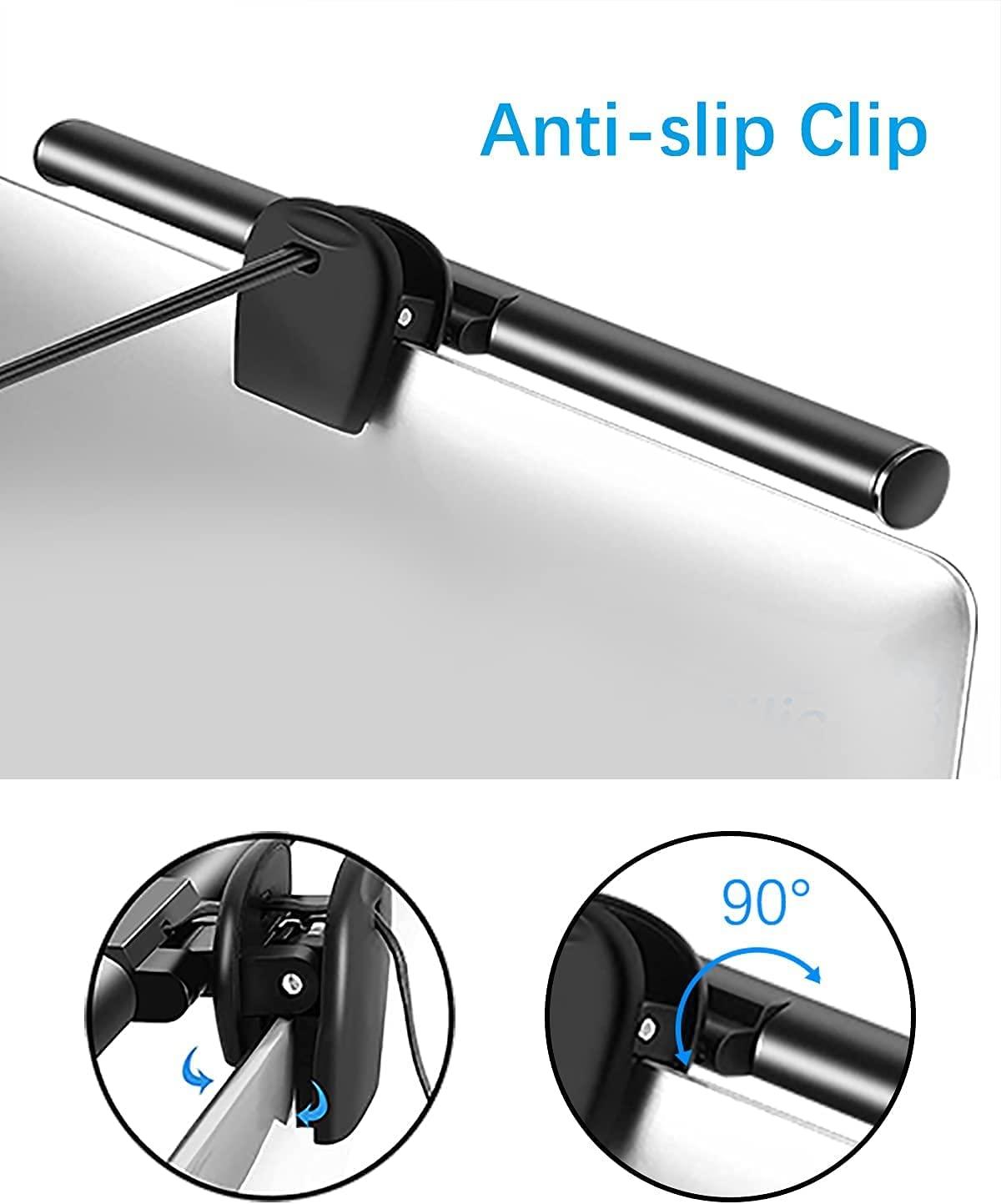 Thanh đèn màn hình máy tính xách tay, Đèn màn hình LED, Không bị lóa hoặc nhấp nháy, Đèn cấp nguồn qua cổng USB, Tiết kiệm không gian, Sử dụng tại nhà / văn phòng / quán cà phê