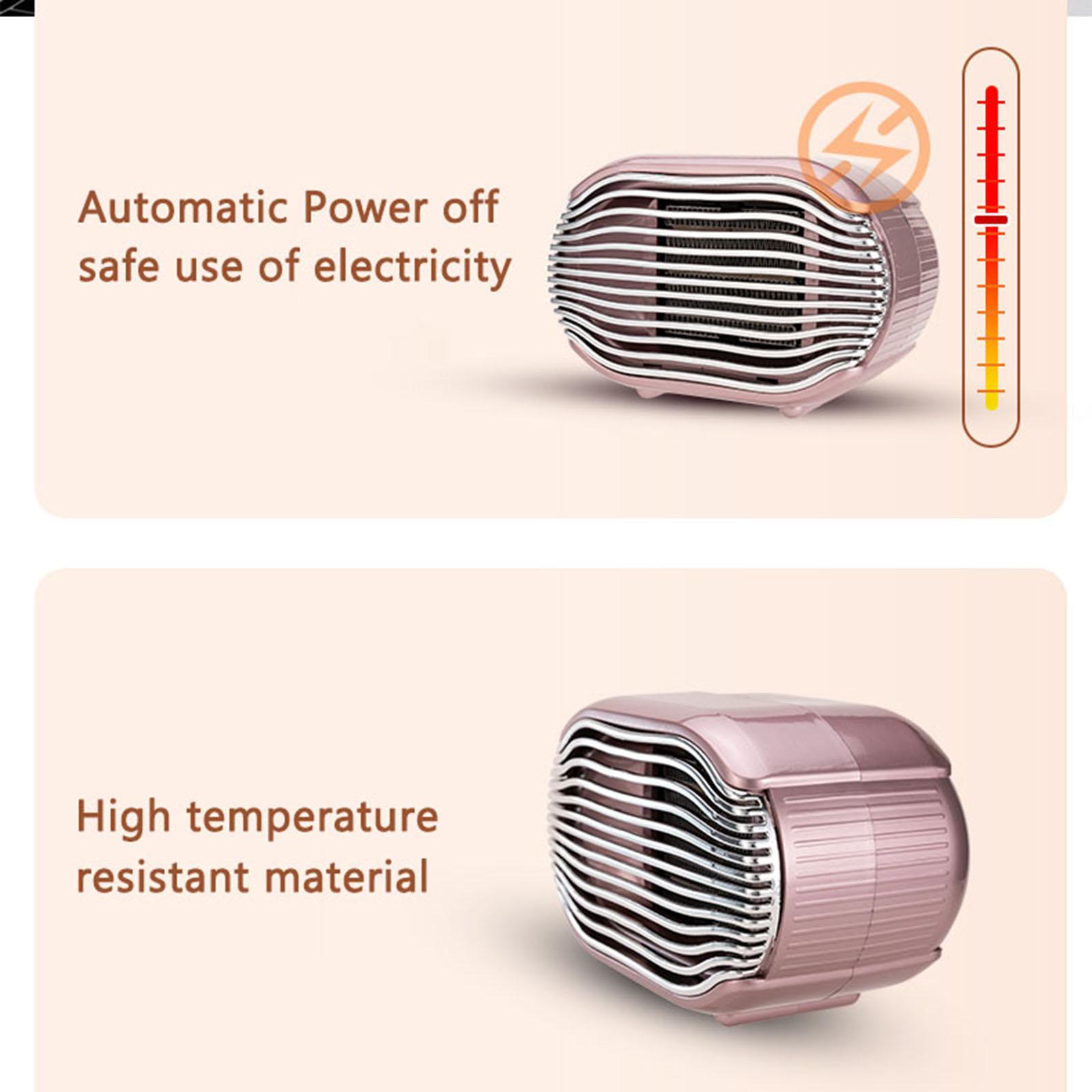 Mini Space Heater with Thermostat Portable for Table Desk