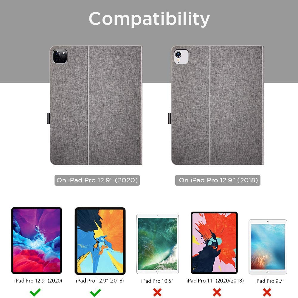 Bao Da ESR Simplicity Dành Cho iPad Pro 11 inch và 12.9 inch 2020 Urban Premium Folio Case - Hàng Chính Hãng